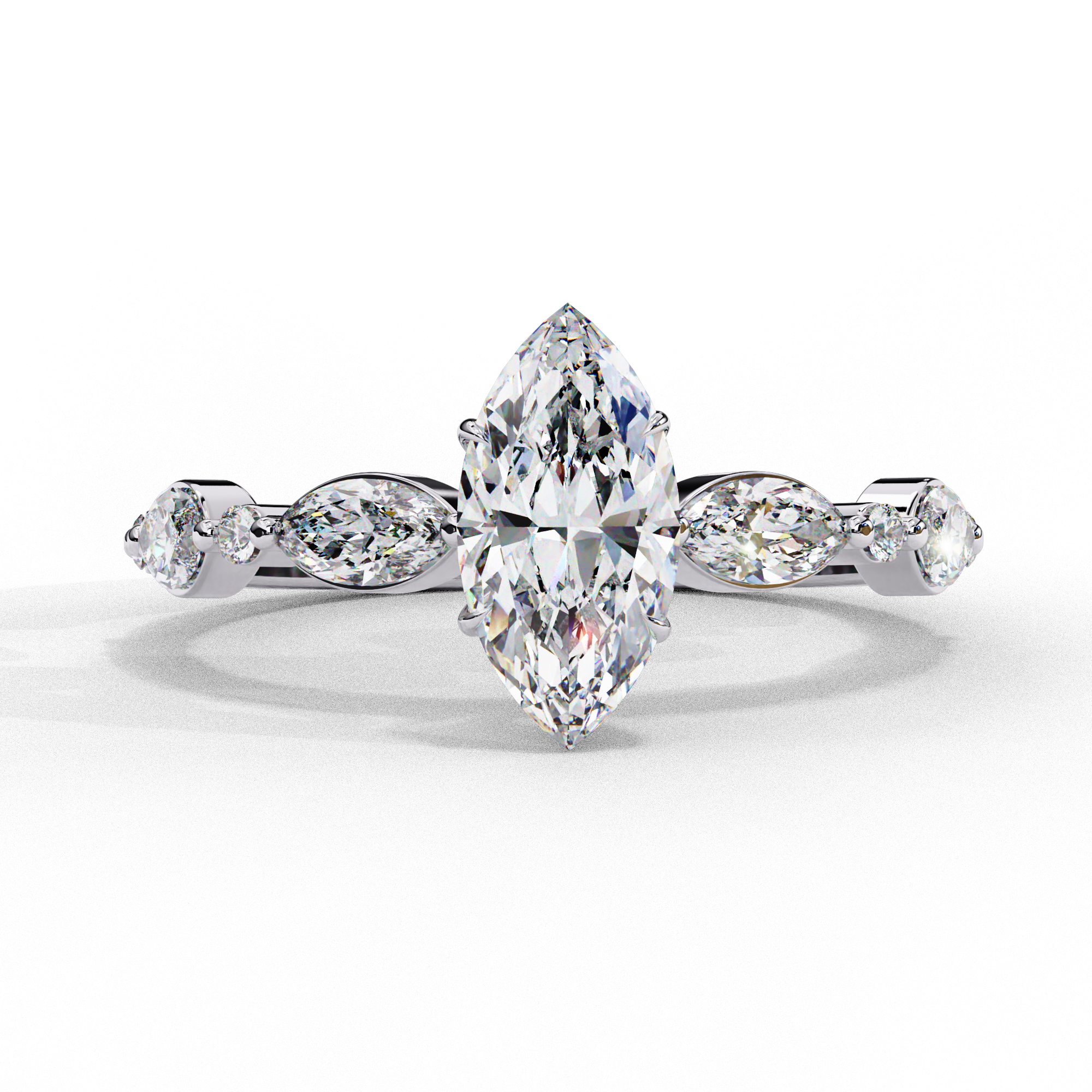 Elysian Marquise Cut Solitaire Ring