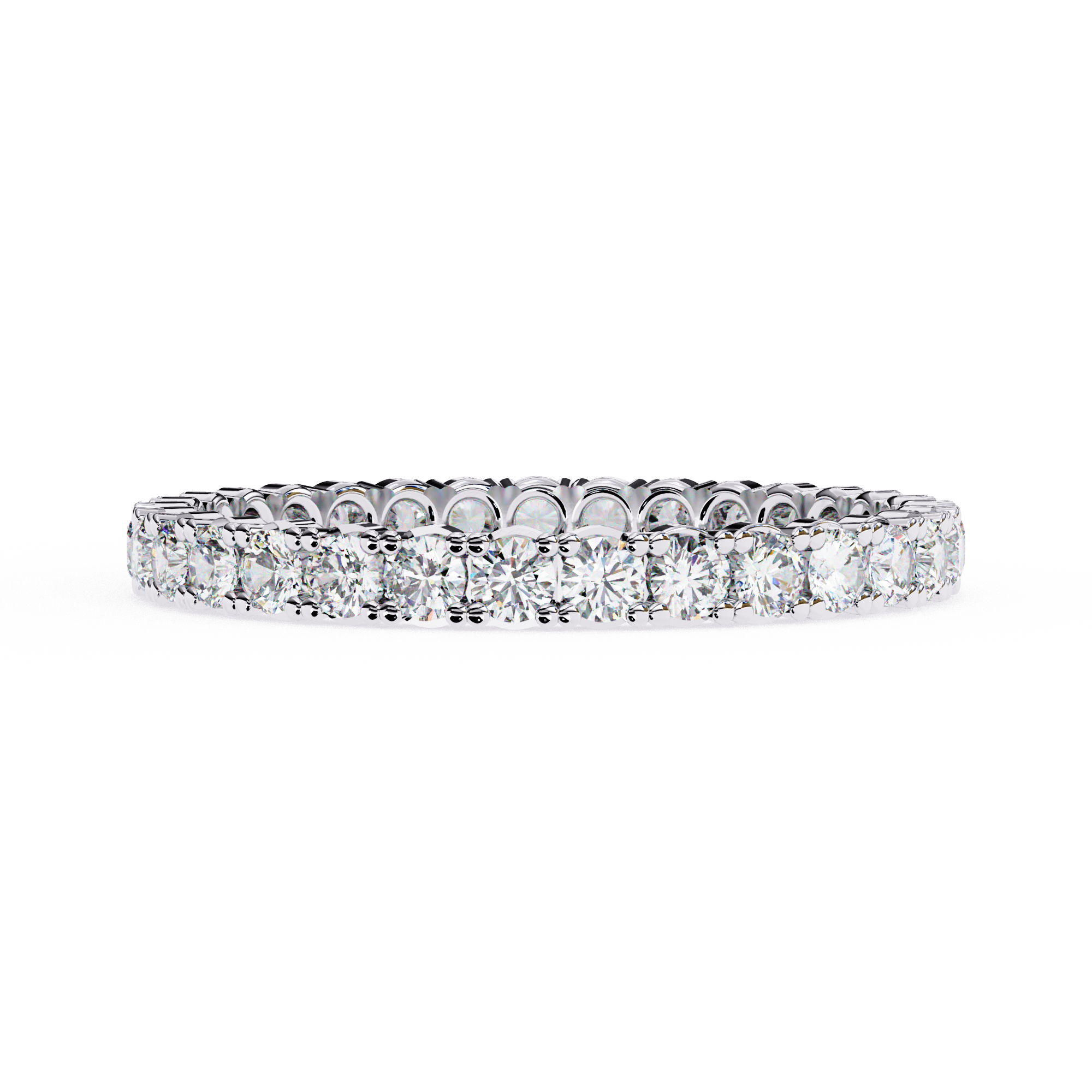 Timeless Alternating Diamond Eternity Ring