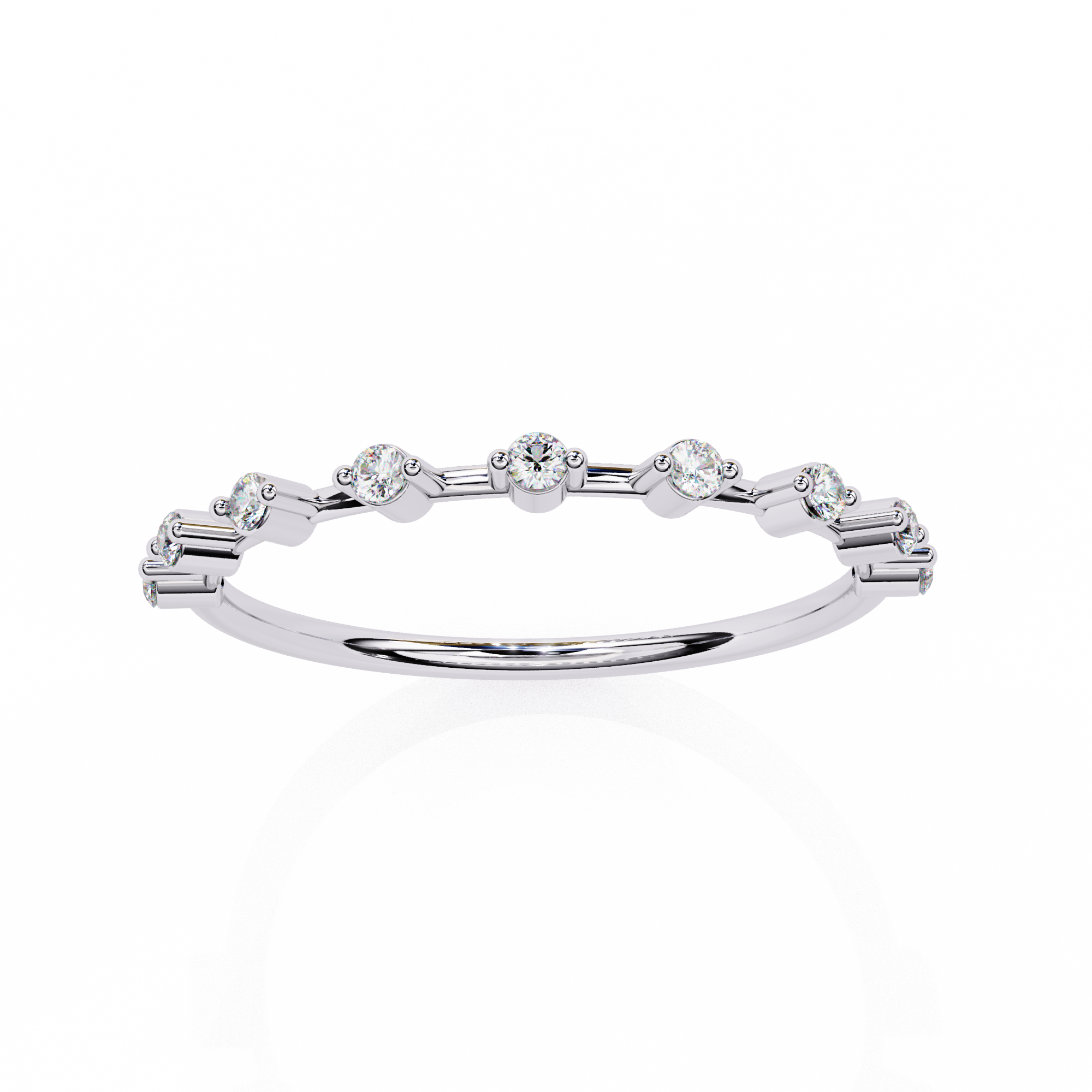 Luxe Floating Diamond Ring