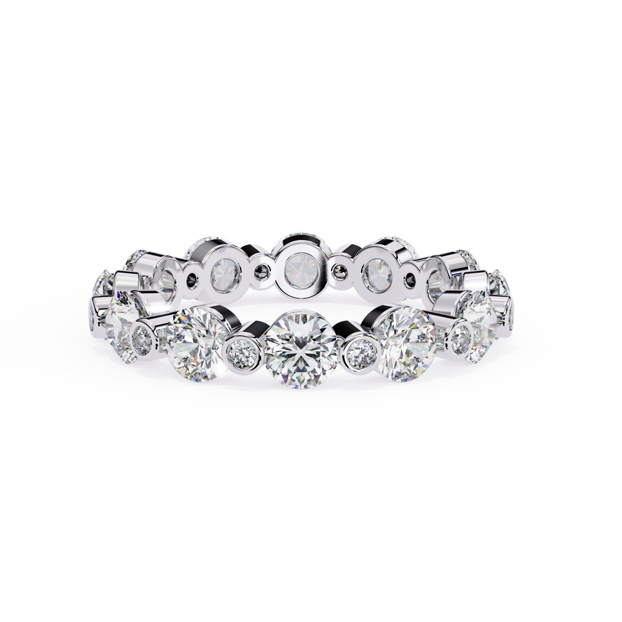 Timeless Round Diamond Flow Ring