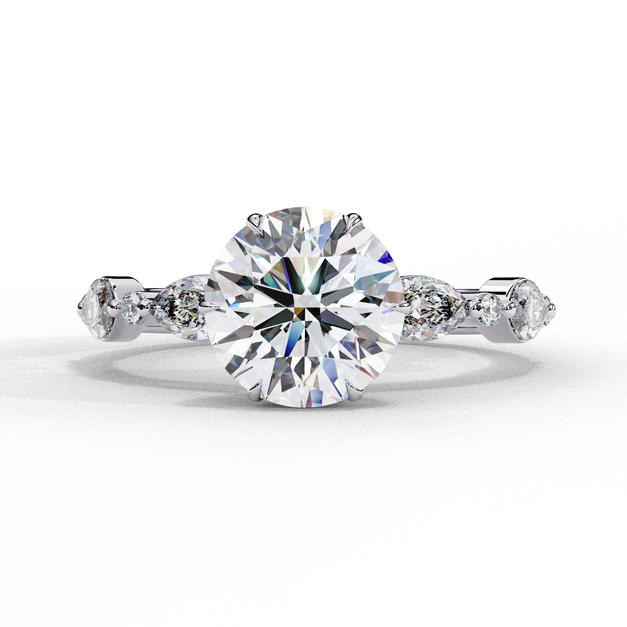 Elysian Round Brialliant Cut Solitaire Ring