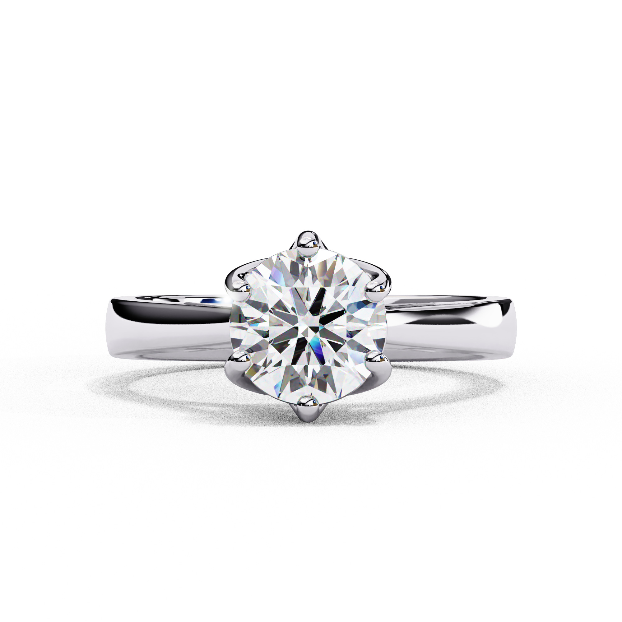 Reverie Round Brilliant Solitaire Ring