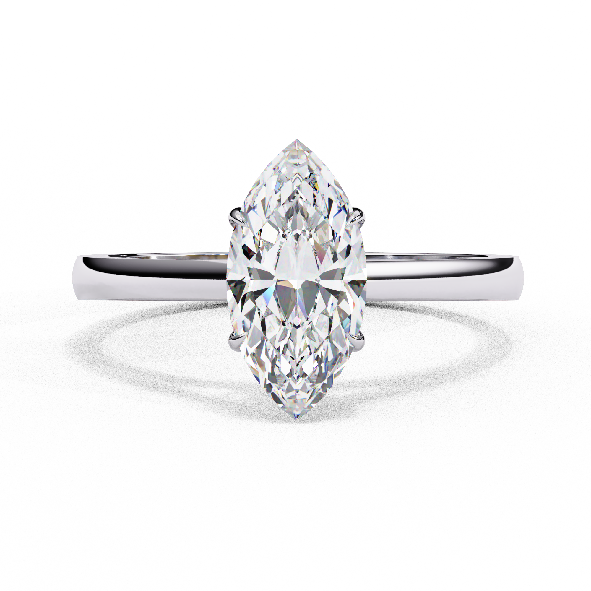 Classic Marquise Cut Solitaire Ring