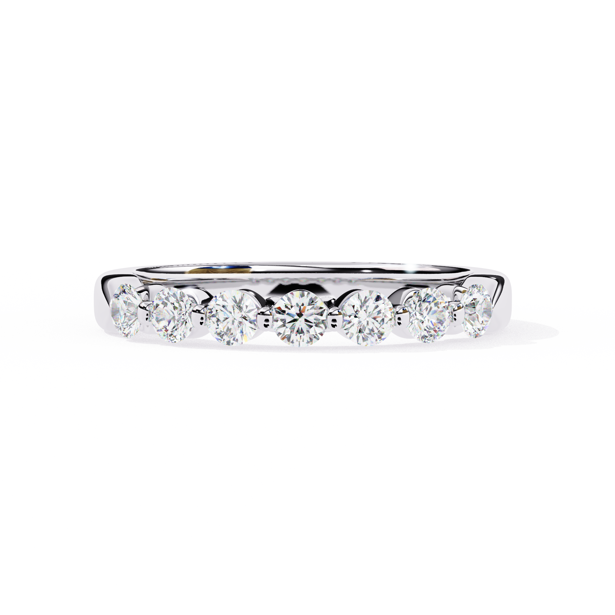 Radiant Round Diamond Ring