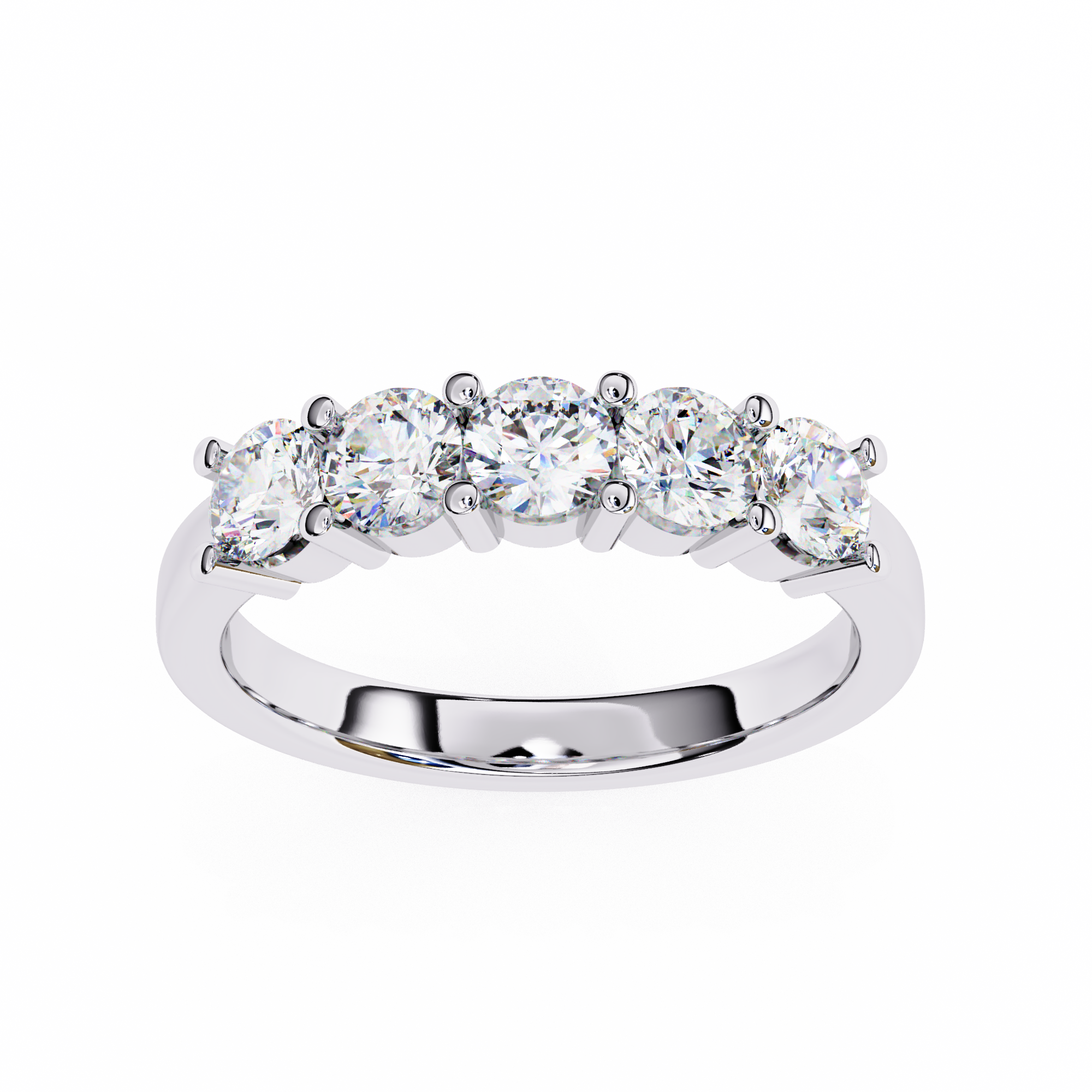 Classic Five-Stone Diamond Ring